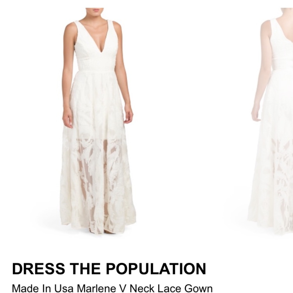 🌟🌟HP 🌟🌟NWT Dress the population Marlene Gown